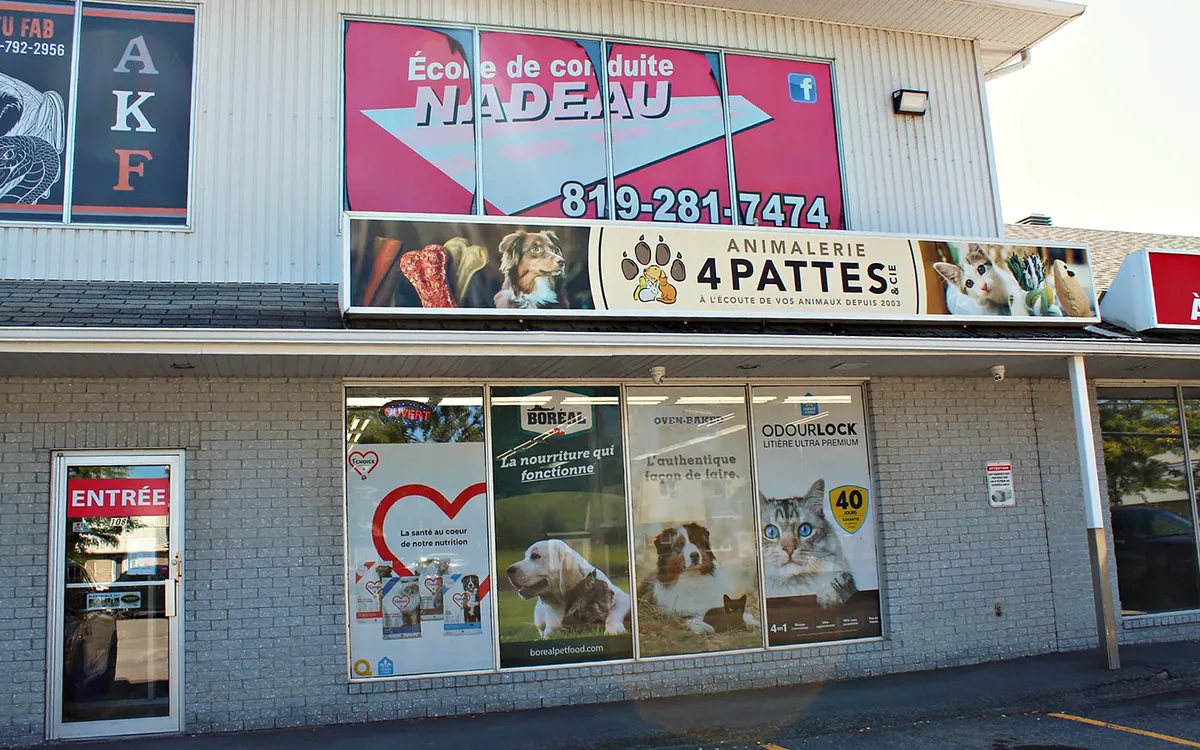 Façade de la succursale Angers
